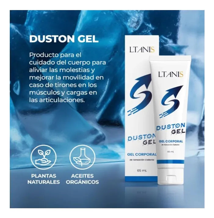 Duston Gel | Alivio rápido para dolor muscular y articular con efecto calor