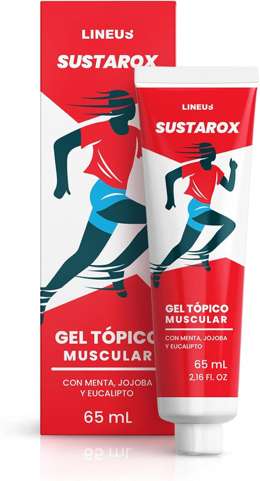 SUSTAROX - Gel sensación calor para dolores musculares y articulares | Alivio inmediato | Rápida absorción
