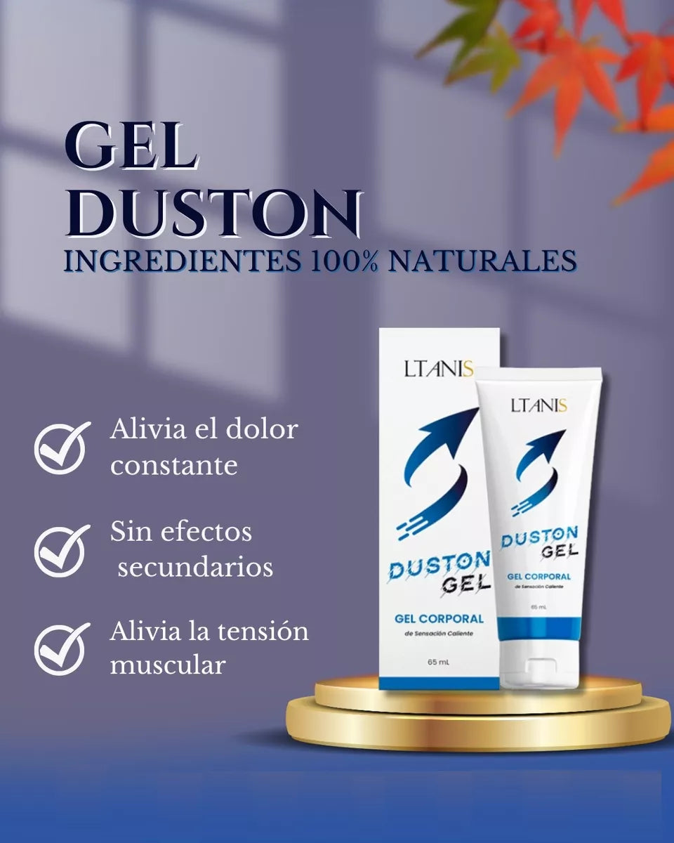 Duston Gel | Alivio rápido para dolor muscular y articular con efecto calor