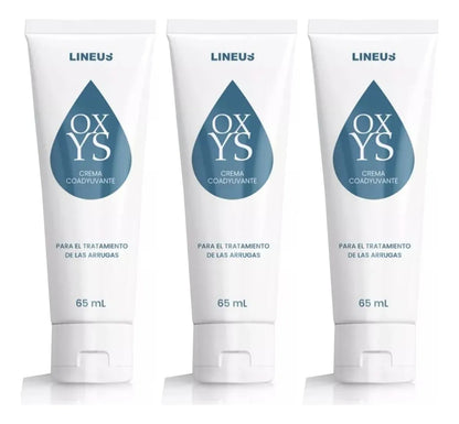 Oxys Crema Antiarrugas - Antimanchas con Colágeno y Ácido Hialurónico | Rejuvenece e hidrata la piel | 3 piezas